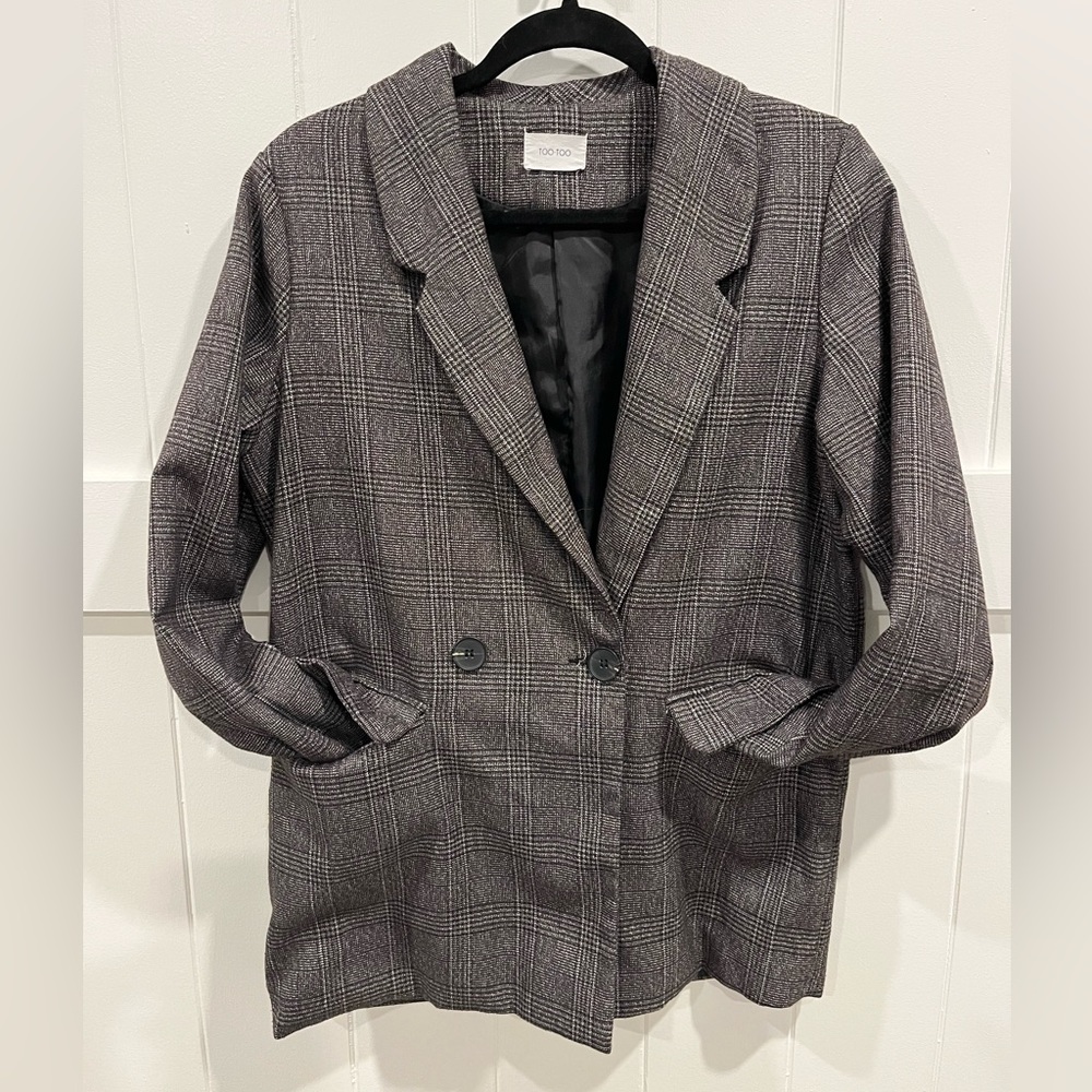 Women’s Plaid Blazer
